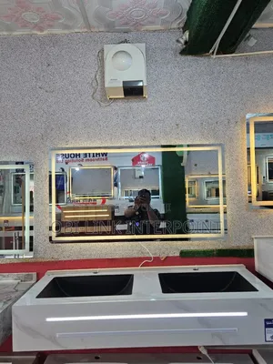 120cm Cabinet Double Basin With Led Mirror