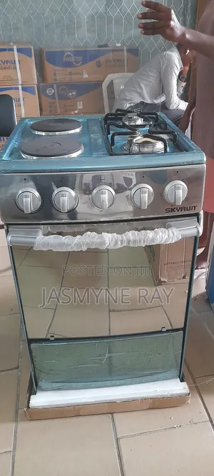 Skyrun Cooker 2 Electric Plate 2 Gas Cooker With Oven