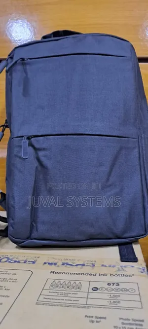 Back Laptop Bag Charging Port and Cable