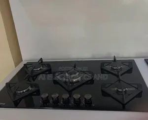 Polystar Cabinet Cooker 5 Burner Black Color Very Easy to Clean.