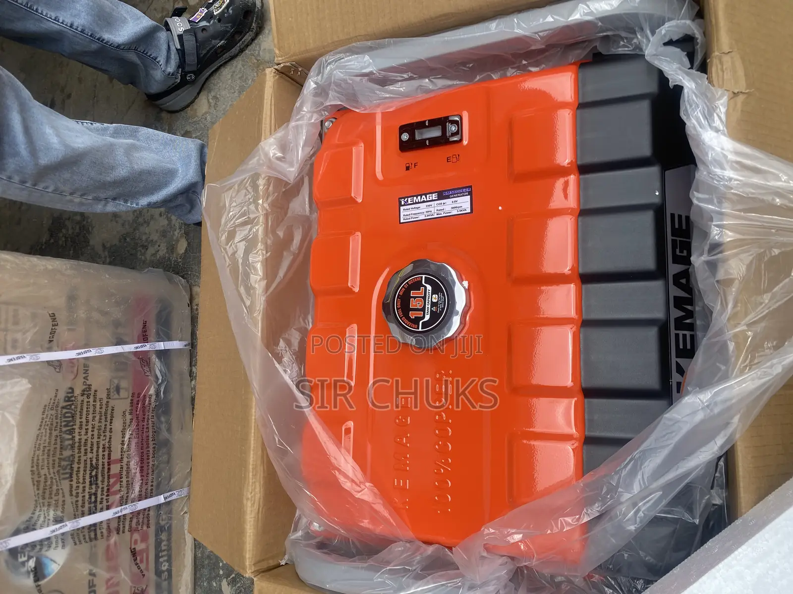 Kemage 5.5kva 100% Copper Generator + Remote Control