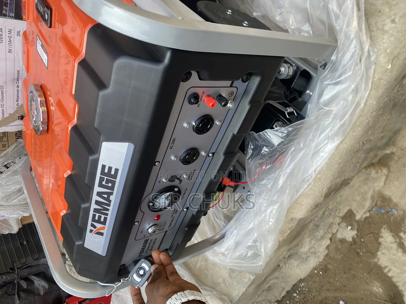 Kemage 5.5kva 100% Copper Generator + Remote Control