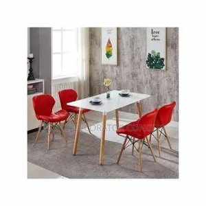Multi Coloured Luxury Dining Set of Table Chairs