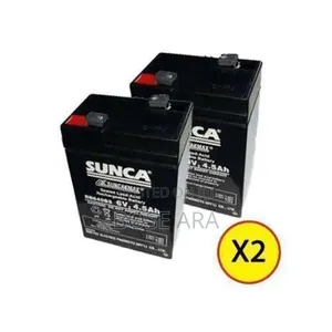 Sunca 6v 4.5ah Sealed Rechargeable Lead Acid Battery for Fan,Toy,Lamp