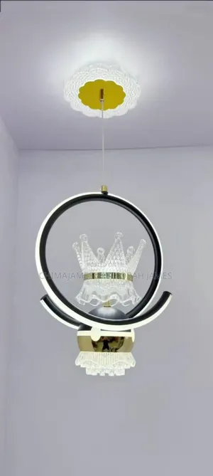High Quality Gold Pink Chandeliers Children's Room Nursery Crown