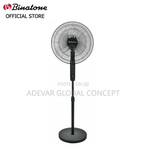 Binatone 16 Inches Standing Fan a-1691 - Black