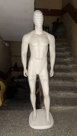 Spider Face White Plastic Full Male Mannequin