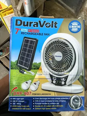 Duravolt Portable Rechargeable Fan