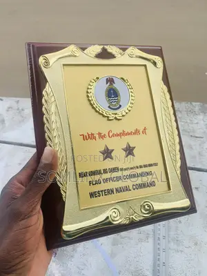 Wooden Plaque With Exact Design
