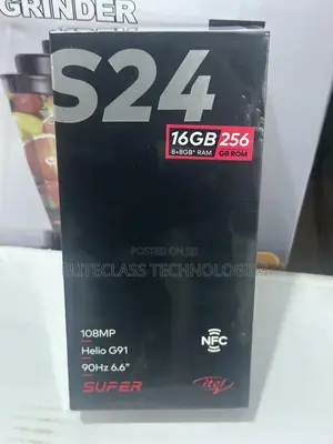 New Itel S24 256 GB Black