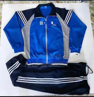 Blue Adidas Wool Tracksuit
