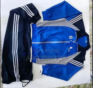 Blue Adidas Wool Tracksuit