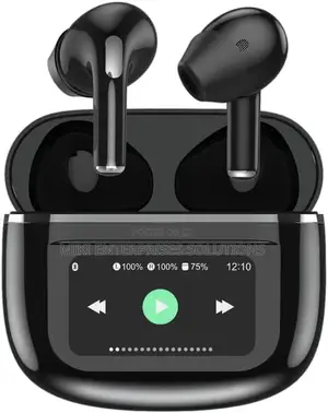 Porodo Soundtec Wonder 
TWS Earphone With Touch Screen - Black