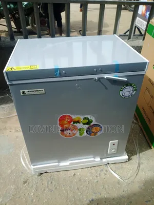 155 Liters Tasha Energy Solar Chest Freezer, Silver Color