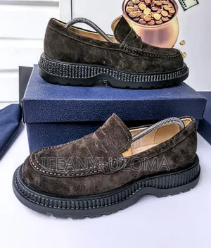 Christian Dior Brown Color Suede Luxury Men Shoe