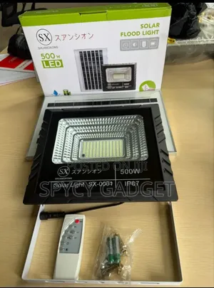 500w Solar Street Flood Light With Remote