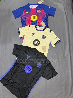 Barcelona Home, Away, Third Kit, Match Day Kit Available