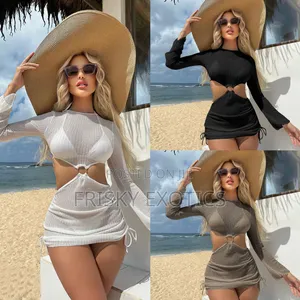 3pcs Bikini Beach Wear With Full Cover