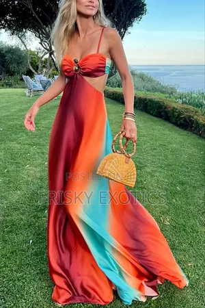 Maxi Flowing Beach Dress