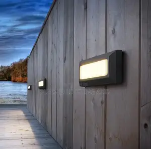 Waterproof Led Iron Body Outdoor Wall Light Fence, Corner Light