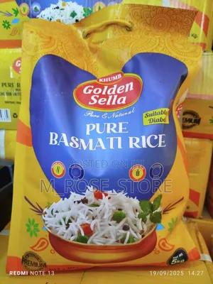 Diabetic-Friendly 5kg Golden Sella Basmati Rice