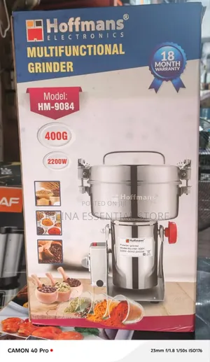 Hoffman High-Speed Multifunctional Grinder