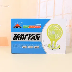 Rechargeable Mini Fan With Light