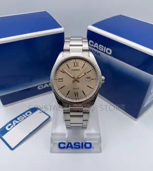 Casio Quality Luxury Men Chain Strap Wristwatch