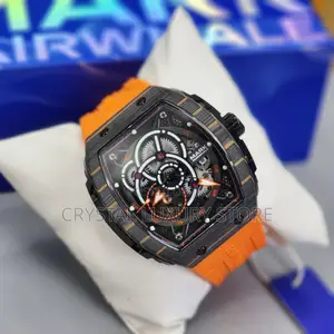 Mark Farewhale Quality Luxury Men Rubber Strap Wristwatch