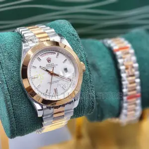 Rolex Quality Luxury Men Chain Strap Water Resistant Wristwatch