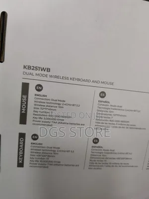 Havit Kb251wb Dual Mode Wireless Keyboard Mouse