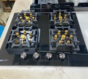 Square Brass Burner 4 Burner Gas