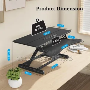 Height Adjustable Laptop Table – Ergonomic Office Desk Riser