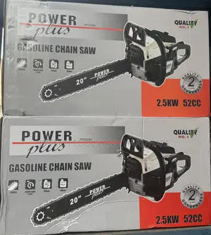 Power Plus Pp2500w Gasoline Chain Saw, 20-inch Model.