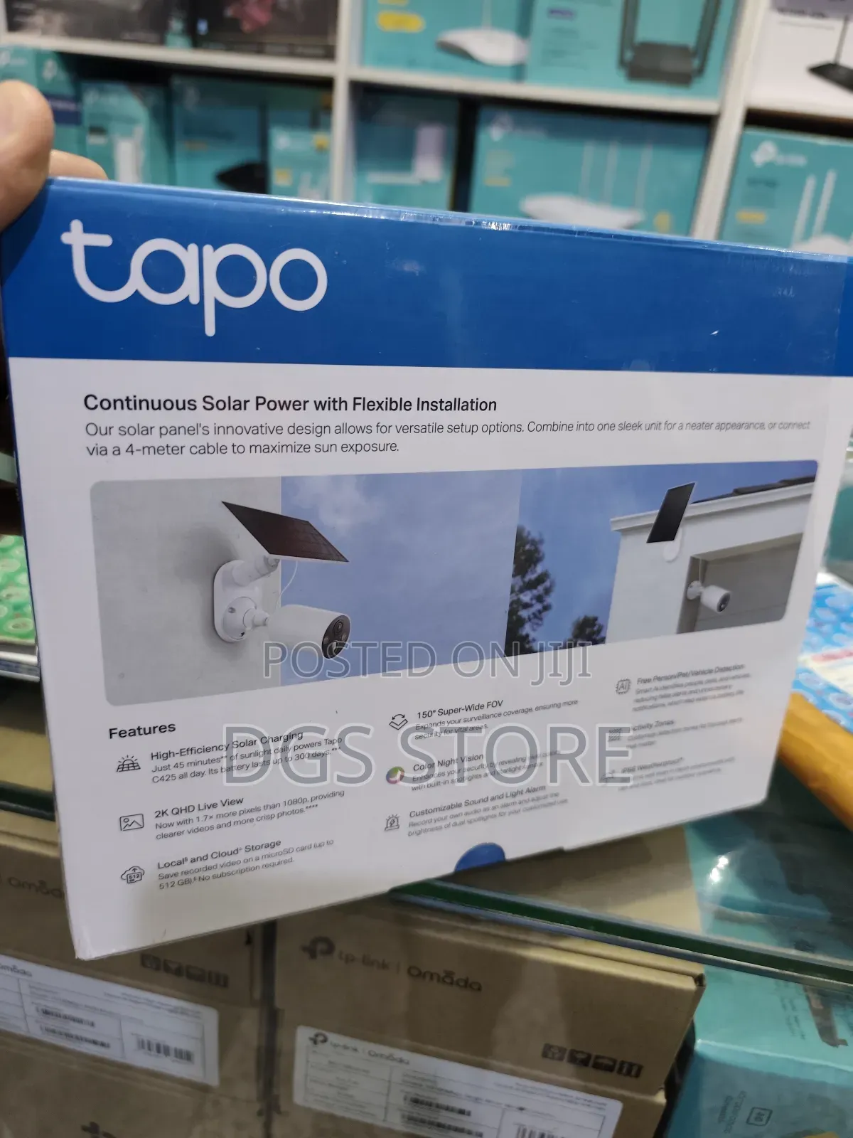Tapo Tp Link C425 Kit Solar Powered Security Camera Kit
