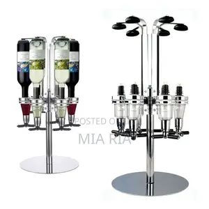 Rotating Liquor Bar Butler Wine Beverage Dispenser