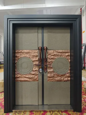5ft by 7ft Bulletproof Cast Security Door 9" Frame