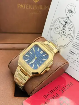 Patek Phillipe Geneve, Stainless Steel, Unisex Chain Watch, With Date,