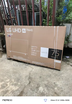 Brand New Lg 75" Webos Smart Tv√Bluethoot√Flamelless√Netflix√Uhd√