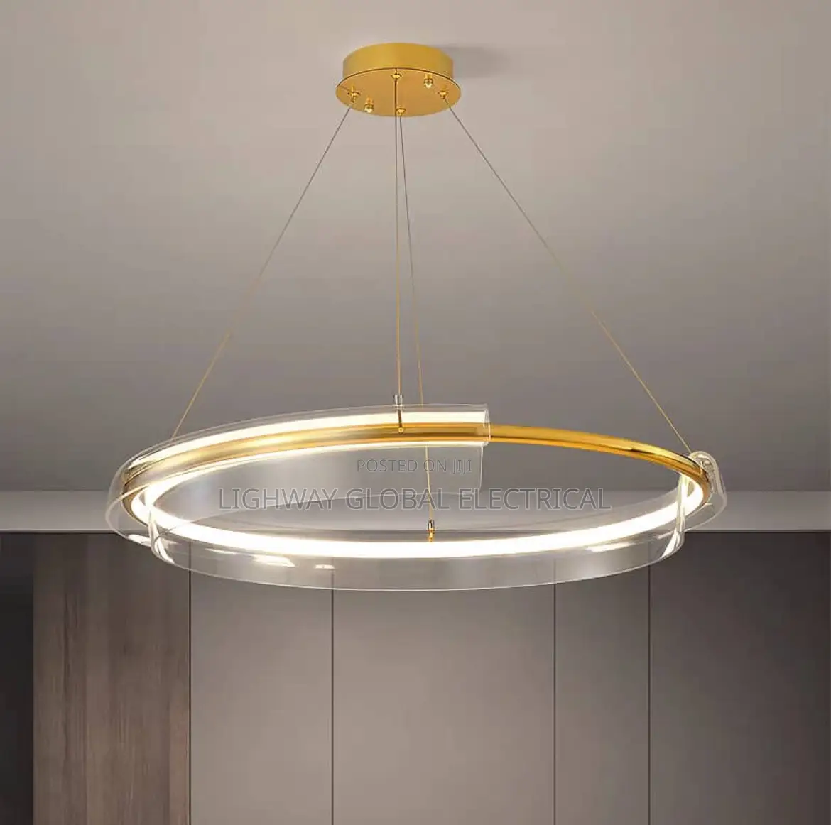 Simple Round Led Chanderlier