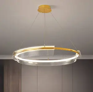 Simple Round Led Chanderlier