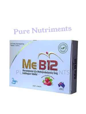 Meb12 Vitamin B12 5mg Methylcobalamin (Active Form)