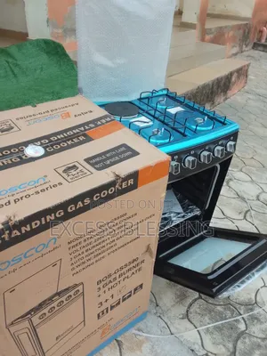 Quality 50/50 Boscon Standing Gas Cooker 3+1
