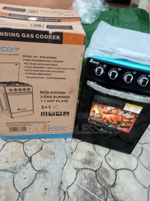 50/50 Boscon Standing Gas Cooker 3+1