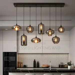 Size 8 Glasses Nordic Living Room, Dinning, Kitchen Chandelier Light