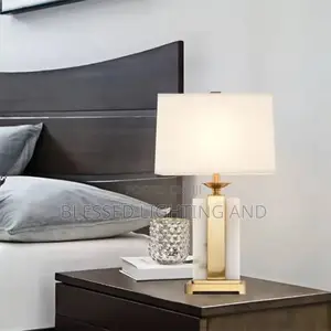 Modern Marble Table Lamp Dimmer 220v 110v Luxury Home / Hotel Bedroom