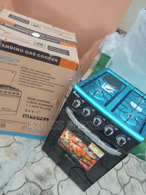 Affordable 50 50 Boscon Standing Gas Cooker (3+1)