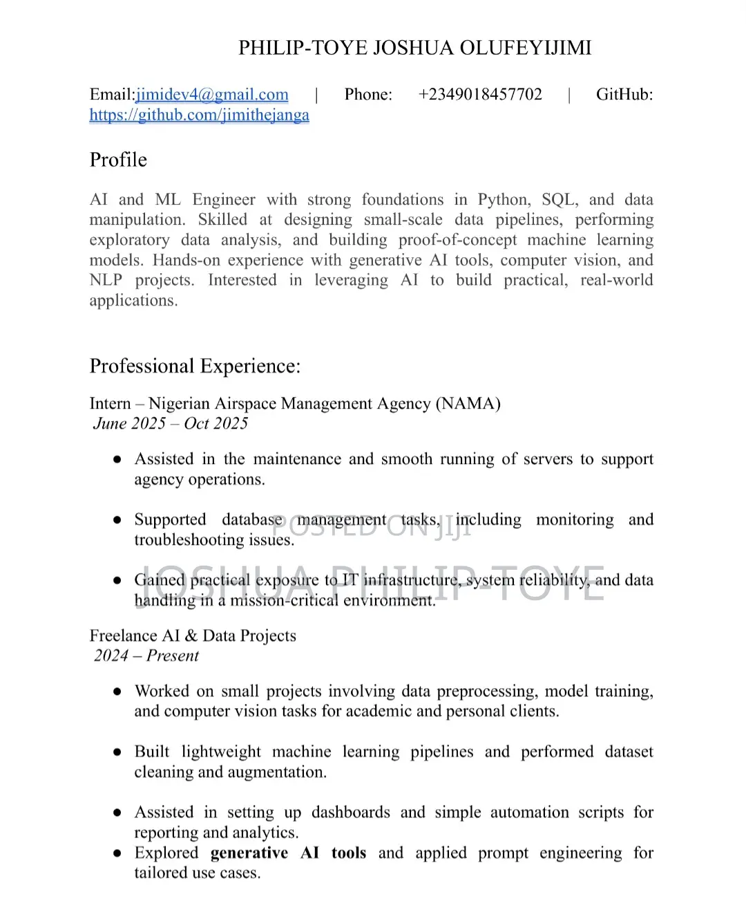 Data and Ai Engineer