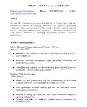 Data and Ai Engineer