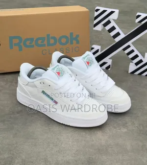 Reebok Classic "The Beams" White Sneakers